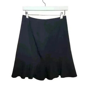 Jones new york petite women's black peplum skirt size 4P